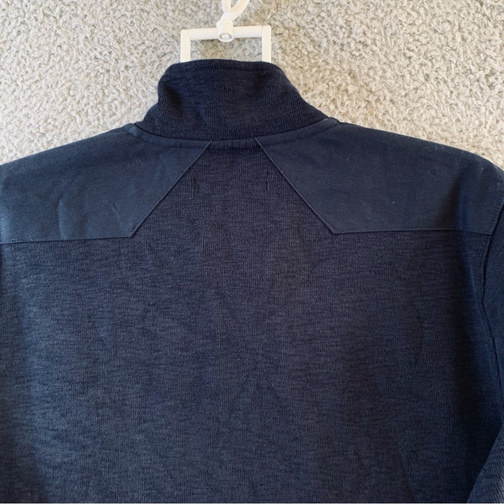 Ben Sherman Sweater Jacket Men's Zipper Knit Cotton Blend Navy Size‎ XL - Picture 6 of 16